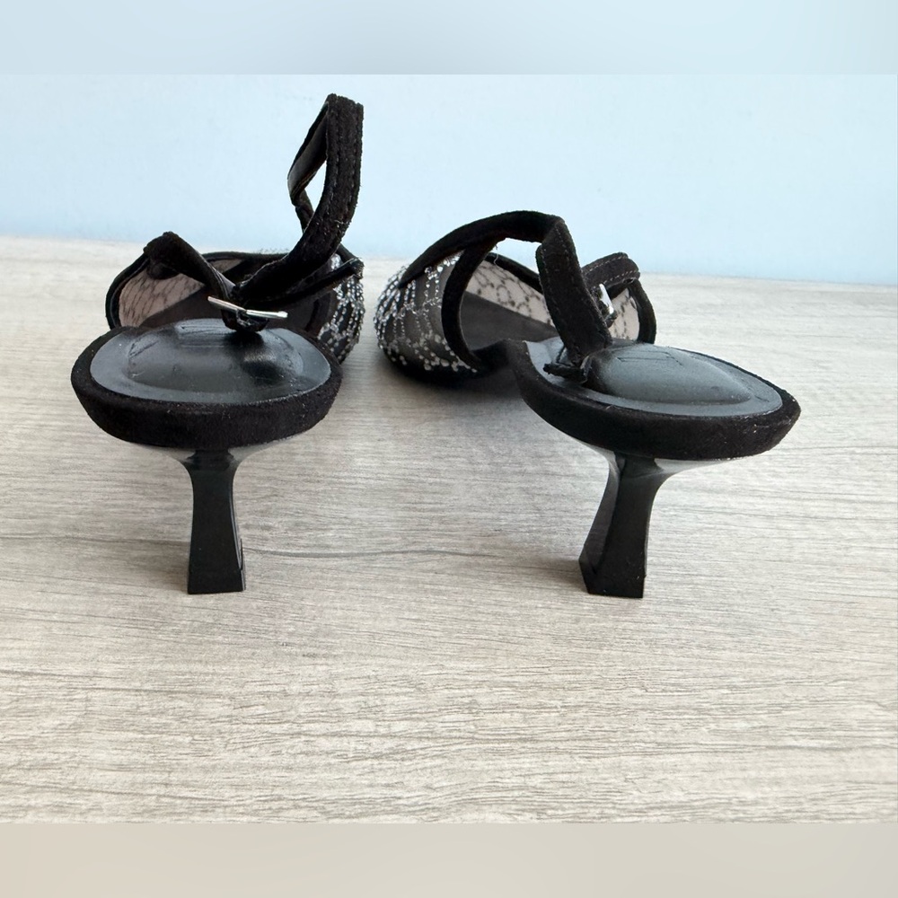 I.N.C. International Concepts Women's Black Mid Heel Slingback Pumps Size 6 - Picture 6 of 9